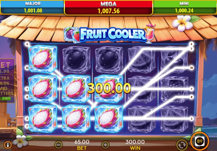 Kemenangan permainan asas Fruit Cooler